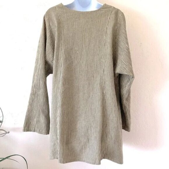 Mill Valley Longline Lagenlook Painter's Shirt L - Picture 4 of 14